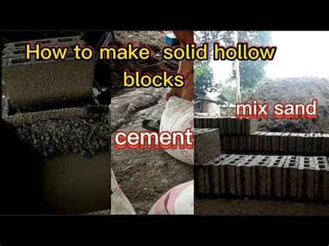 paano gumawa ng hollow blocks|Hollow Concrete Blocks: All You Need to Know!.